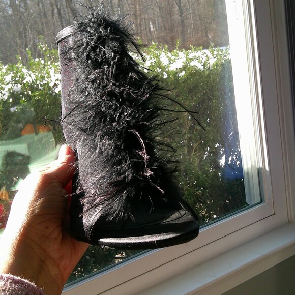 Kenneth Cole Reaction “Smash Boa” Open-Toe Mesh Bootie – Size 9 - Picture 4 of 5